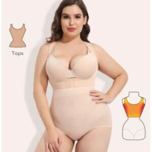 Joyshaper X Strap Chest Brace Up Posture Corrector Beige‎ - Size XL